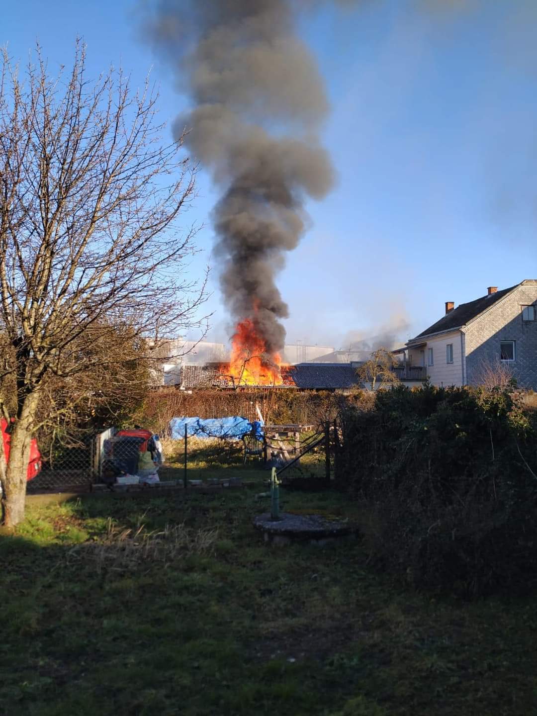 Brandeinsatz Hofstetten-Grünau